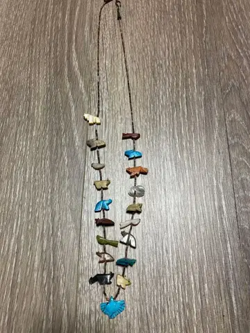 빈티지 비즈 목걸이