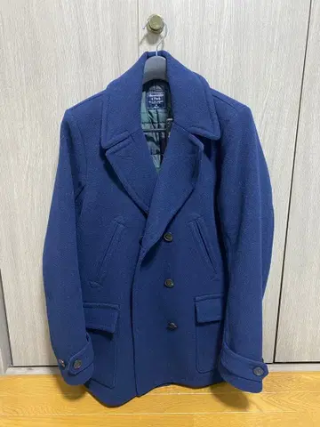 Abercrombie & Fitch 네이비 피 코트