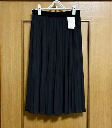 그로브 조젯 A라인 플리츠 스커트 (L) [택 포함 새상품]
