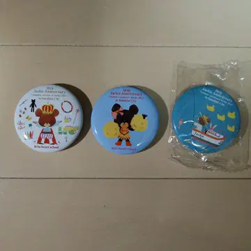초레어 [ 낱개 판매 가능 ] 재키 10주년 캔 배지 3개 세트
