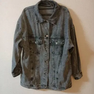 그레이 데님 자켓