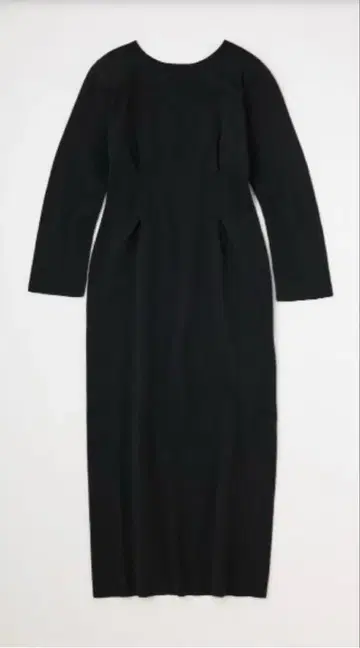 M_엠언더바 롱 슬리브 니트 드레스