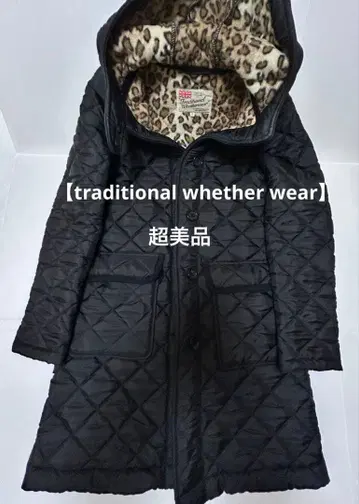 [ Traditional Weatherwear ] 퀼팅 자켓 블랙