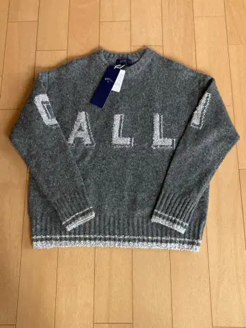 CALL WAY 그레이 니트 스웨터