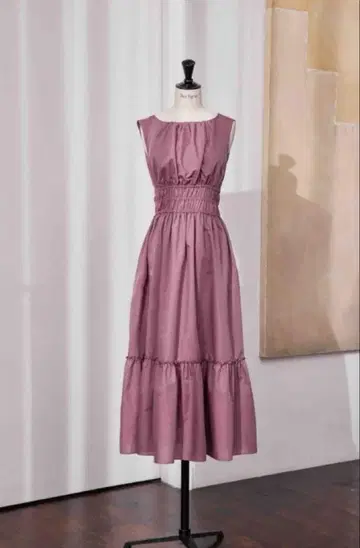 Riviera Double Bow Dress 로즈 rose 하립투