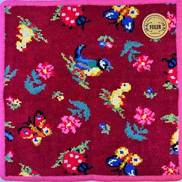 새상품 [ FEILER ] 손수건 [ 하이디 ] 노블 로즈