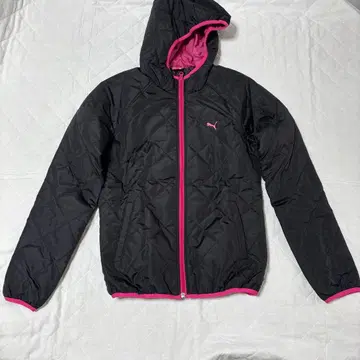 PUMA 후드 부착 퀼팅 자켓 L 사이즈