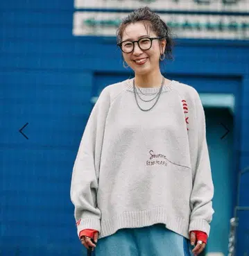 니코앤드 [be with M] 미사요 배색 돌 풀오버