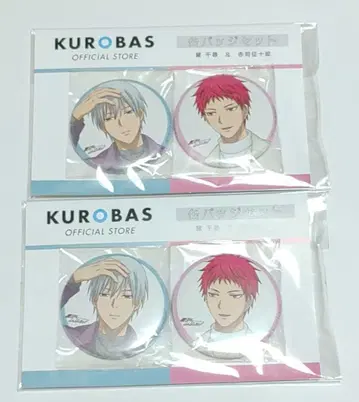 쿠로코의 농구 마유즈미 치히로 아카시 세이쥬로 캔뱃지