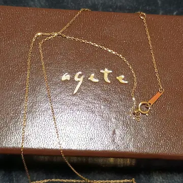 K10 YG 목걸이 체인 agete
