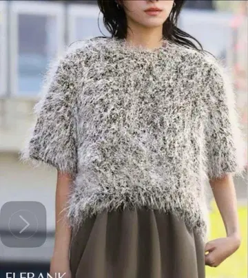 VERY 게재 완판 ELFRANK 엘프랭크 팬시얀 니트