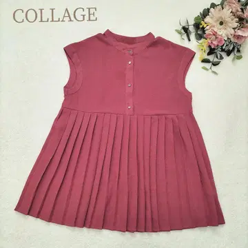 [ 콜라주 개럴개런트 ] 여성용 슬리브리스 셔츠 핑크 F