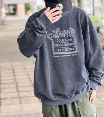 Java 콜라보 빈티지풍 맨투맨 M 택 포함 새상품 완판템