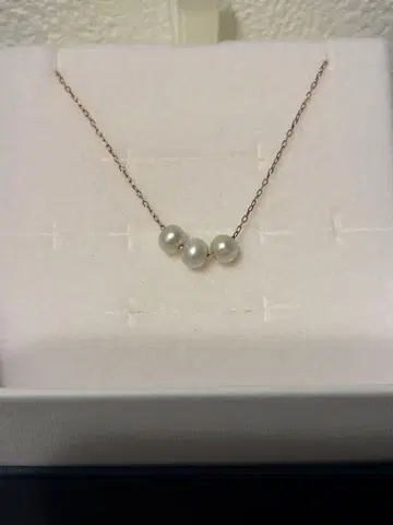 츠츠미 담수 펄 목걸이 K10PG 핑크 골드