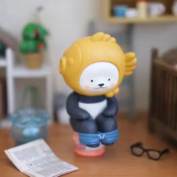 Planet bear mini PanPan 빵빵 극장 피규어 4