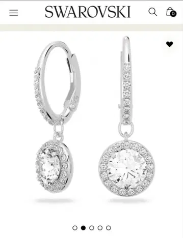 SWAROVSKI 우나 엔젤릭 스와로브스키 귀걸이