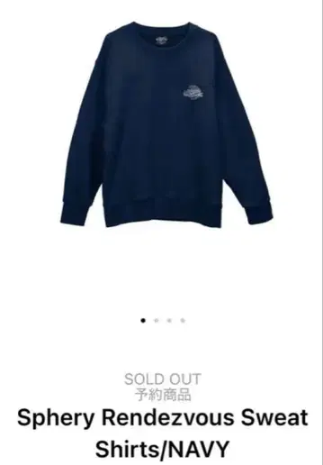 BUMP Sphery Rendezvous 맨투맨 L 사이즈