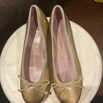 PrettyBallerinas 골드 발레 슈즈 36