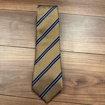 BARNEYS NEWYORK 골드 스트라이프 넥타이