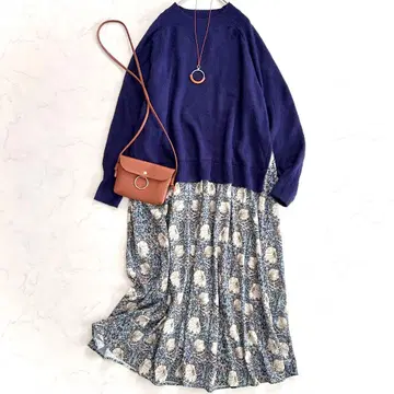 모리스 갤러리 MORRIS 니트 도킹 원피스 빅 사이즈 4L