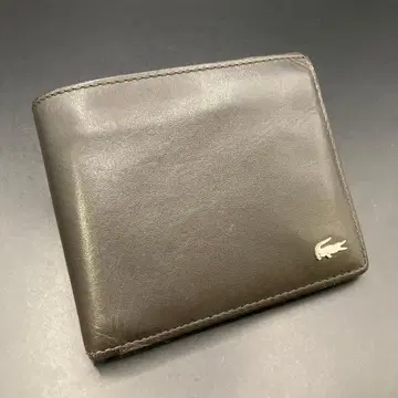 즉시 결제 LACOSTE 라코스테 접이식 지갑 브라운