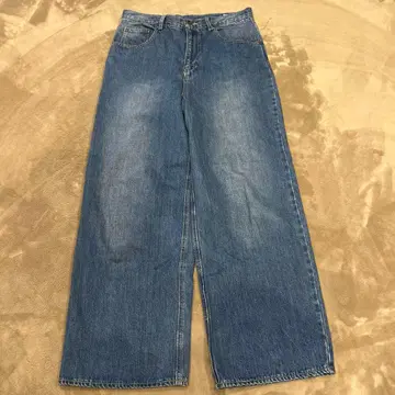 안티카 antiqua 데님 와이드 팬츠