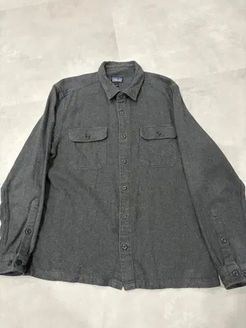 patagonia 오가닉 코튼 그레이 셔츠 L