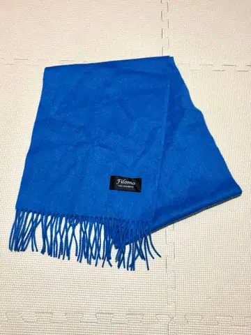 새상품! filomo 캐시미어 머플러 블루
