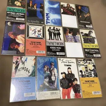 TM NETWORK 8cmCD 싱글 14장 세트 티엠네트워크