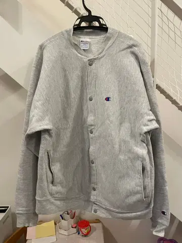 90s 챔피온 리버스 위브 스냅 가디건