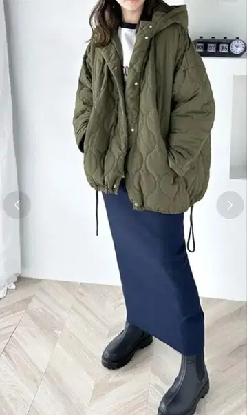 JAVA 자바 콜라보 별주 점퍼 퀼트 충전솜 블루종 M 완판템