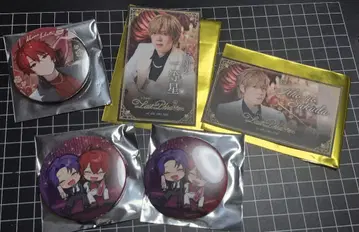 시마사카 시마사카 벌스데이 사카타 캔뱃지 명함풍 카드 세트