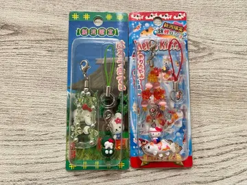 헬로키티 고토치 니가타 한정판 오지야 비단잉어 스트랩 사사당고 스트랩