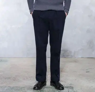 ACV-TR02CWH SINGLE-PLEATED TROUSERS