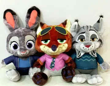 주토피아2 BIG 봉제 인형 닉 주디 파우바트 야마다 료스케 3종