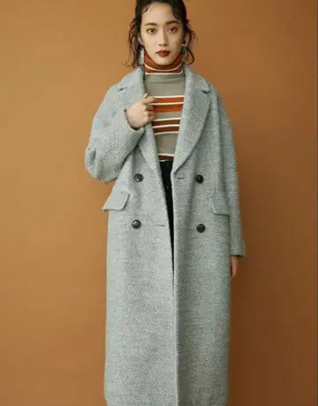 MURUA 그레이 롱 코트