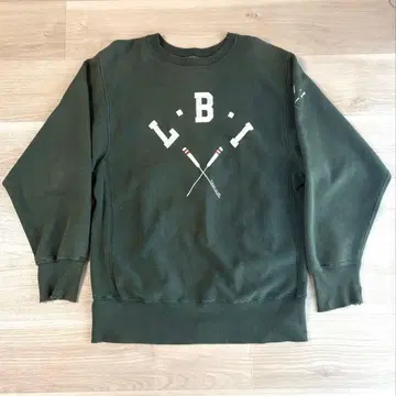 챔피온 트레이닝복 90s USA제 리버스 위브 짙은 녹색