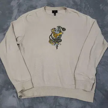 아내 착용 H&M 맨투맨 실측 XL 상당 표기 M