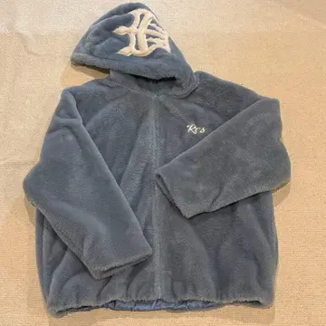 로데오 크라운 블루종 점퍼 퍼 스카이블루 후드 프리 사이즈