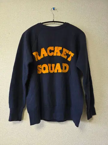 50s~ 양면 플로키 프린트 맨투맨