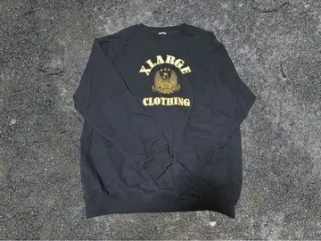 XLARGE 블랙 맨투맨 트레이닝복 L