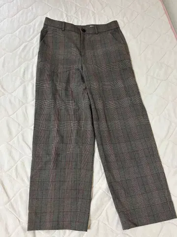 아나이 체크 무늬 팬츠 36