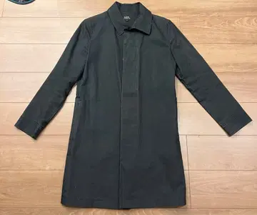 A.P.C. 스프링 코트 스텐카라 코트 네이비 미색