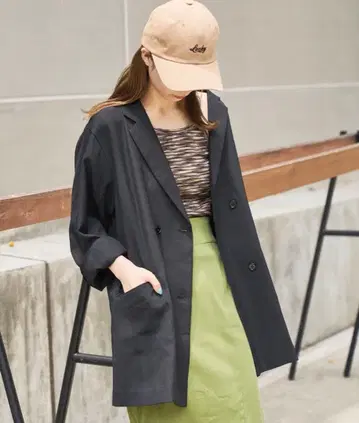 다크 그레이 테일러드 자켓