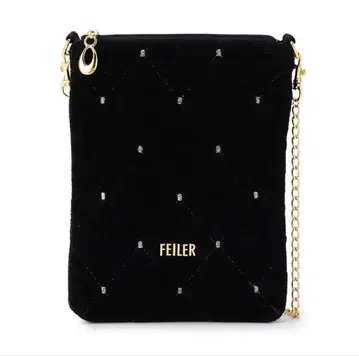 [새상품] 완판템 FEILER 유니 체인 미니백 숄더백 블랙