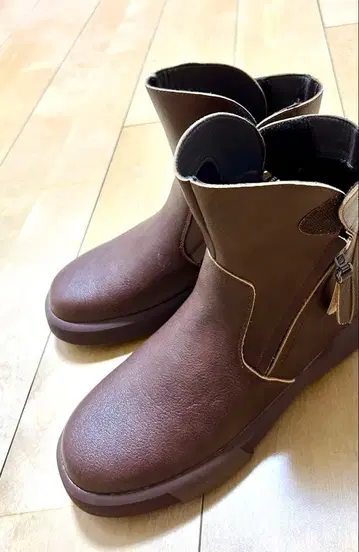 브라운 사이드 고어 부츠