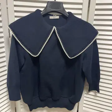 yori 니트 네이비 프리 사이즈 미사용!