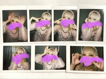 미야노 시즈카 키스파티 의상 솔로 폴라로이드 7장 세트