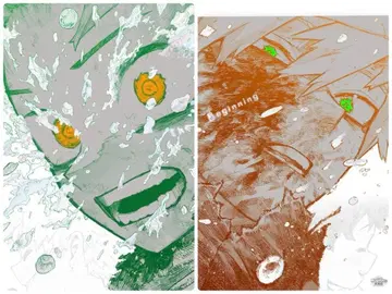 [배송비 포함] 히로아카 원화전 아트 포스터 2장 세트