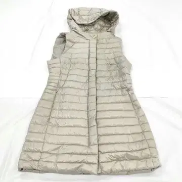 새상품급 HERNO 후디드 경량 다운 베스트 46 사이즈 L 상당 d33
